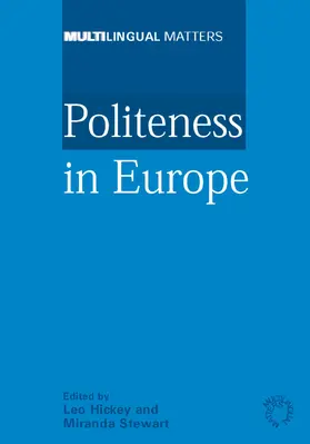 Hickey / Stewart |  Politeness in Europe | Buch |  Sack Fachmedien
