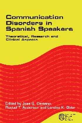 Anderson / Obler |  Communication Disorders in Spanish Speakers | Buch |  Sack Fachmedien