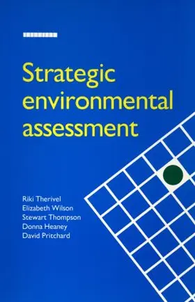 Therivel / Wilson / Heaney | Strategic Environmental Assessment | Buch | 978-1-85383-147-8 | www.sack.de