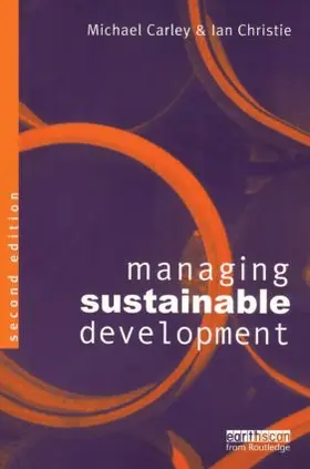 Carley / Christie |  Managing Sustainable Development | Buch |  Sack Fachmedien