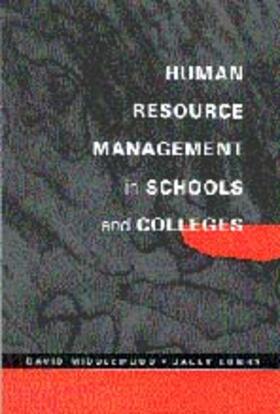 Middlewood / Lumby | Human Resource Management in Schools and Colleges | Buch | 978-1-85396-401-5 | sack.de