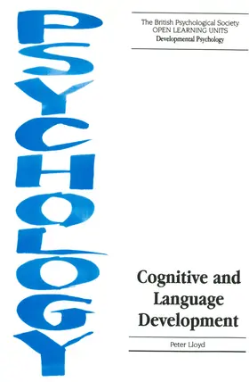 Lloyd |  Cognitive and Language Development | Buch |  Sack Fachmedien