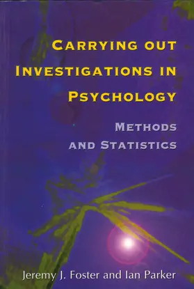 Foster / Parker |  Carrying Out Investigations in Psychology | Buch |  Sack Fachmedien