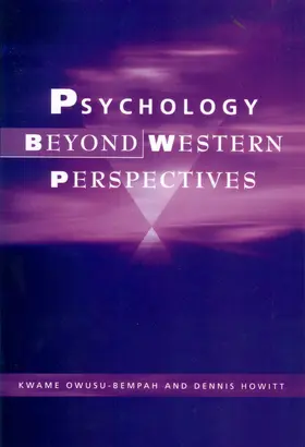 Owusu-Bempah / Howitt |  Psychology Beyond Western Perspectives | Buch |  Sack Fachmedien