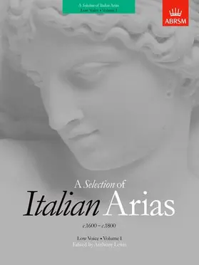 Lewis |  A Selection of Italian Arias 1600-1800, Volume I (Low Voice) | Sonstiges |  Sack Fachmedien