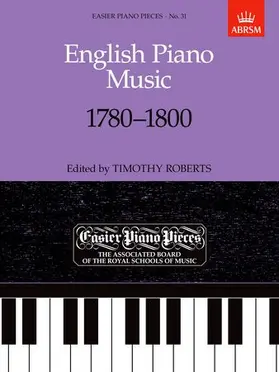 Roberts |  English Piano Music, 1780-1800 | Sonstiges |  Sack Fachmedien