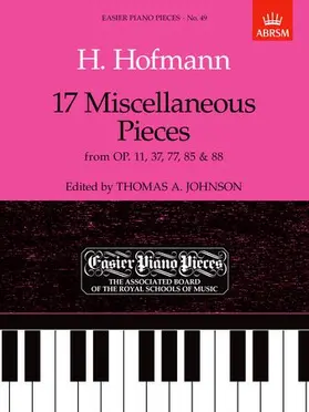 Johnson |  17 Miscellaneous Pieces from Op.11, 37, 77, 85 & 88 | Sonstiges |  Sack Fachmedien