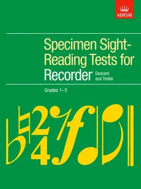 ABRSM |  Specimen Sight-Reading Tests for Recorder, Grades 1-5 | Sonstiges |  Sack Fachmedien