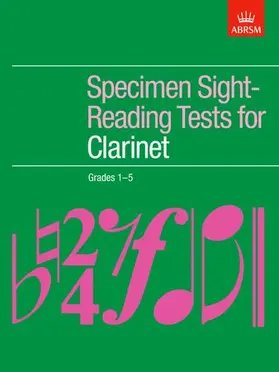 ABRSM |  Specimen Sight-Reading Tests for Clarinet, Grades 1-5 | Sonstiges |  Sack Fachmedien