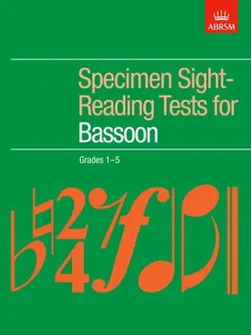 ABRSM |  Specimen Sight-Reading Tests for Bassoon, Grades 1-5 | Sonstiges |  Sack Fachmedien