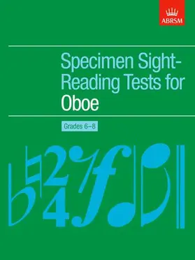 ABRSM |  Specimen Sight-Reading Tests for Oboe, Grades 6-8 | Sonstiges |  Sack Fachmedien