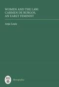 Louis |  Women and the Law: Carmen de Burgos, an Early Feminist | Buch |  Sack Fachmedien