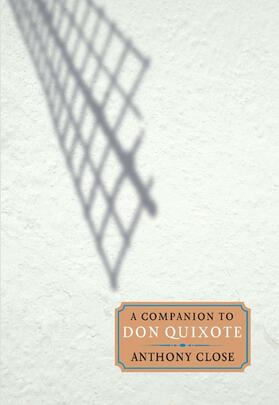 Close | A Companion to Don Quixote | Buch | 978-1-85566-208-7 | sack.de