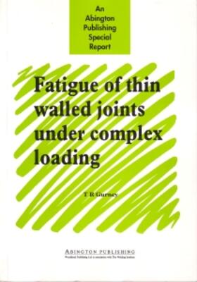 Gurney | Gurney, T: FATIGUE OF THIN WALLED JOINTS | Buch | 978-1-85573-338-1 | sack.de