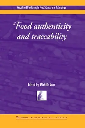Lees | Food Authenticity and Traceability | Buch | 978-1-85573-526-2 | www.sack.de