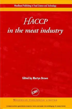 Brown | Haccp in the Meat Industry | E-Book | sack.de