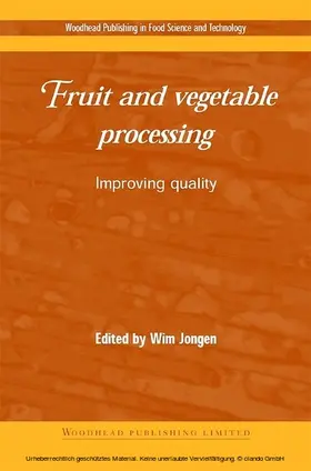 Jongen | Fruit and Vegetable Processing | E-Book | www.sack.de