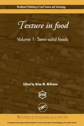 McKenna |  Texture in Food | eBook | Sack Fachmedien