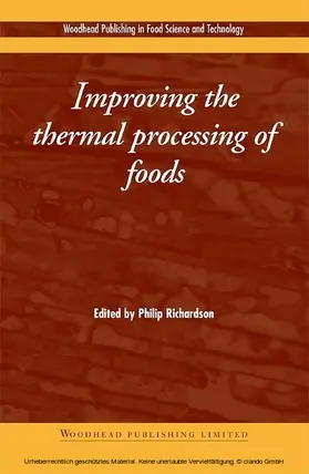 Richardson |  Improving the thermal Processing of Foods | eBook | Sack Fachmedien
