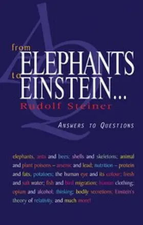 Steiner |  From Elephants to Einstein | eBook | Sack Fachmedien