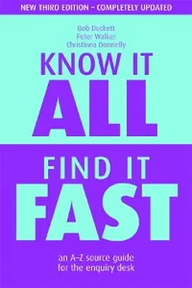 Duckett / Walker / Donnelly |  Know it All, Find it Fast | eBook | Sack Fachmedien