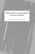 May / Williams |  An Introduction To The Philosophy Of Social Research | Buch |  Sack Fachmedien