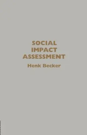 Becker / Henk Becker University of Utrecht |  Social Impact Assessment | Buch |  Sack Fachmedien