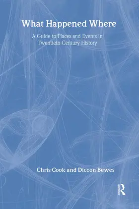 Cook |  What Happened Where | Buch |  Sack Fachmedien