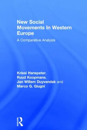 Hanspeter / Koopmans / Duyvendak |  New Social Movements In Western Europe | Buch |  Sack Fachmedien