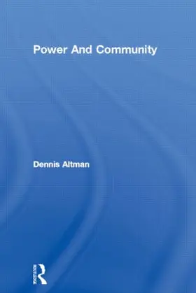 Altman |  Power And Community | Buch |  Sack Fachmedien