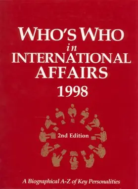  Who's Who in International Affairs 1998 | Buch |  Sack Fachmedien