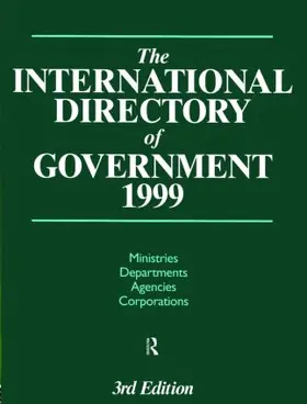  The International Directory of Government 1999 | Buch |  Sack Fachmedien