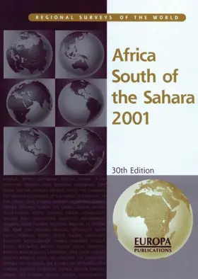 Europa |  Africa South Of Sahara 2001 | Buch |  Sack Fachmedien