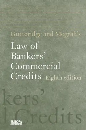 King | Gutteridge and Megrah's Law of Bankers' Commercial Credits | Buch | 978-1-85743-112-4 | sack.de