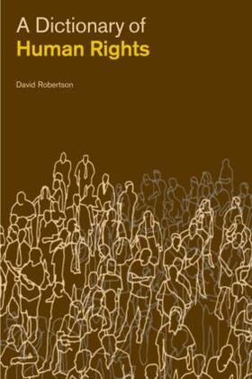 Robertson |  A Dictionary of Human Rights | Buch |  Sack Fachmedien