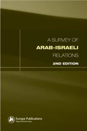 Hartley / Cossali | Survey of Arab-Israeli Relations | Buch | 978-1-85743-261-9 | www.sack.de