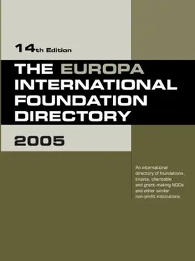 Hartley |  The Europa International Foundation Directory 2005 | Buch |  Sack Fachmedien
