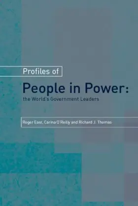 East / O'Reilly / Thomas |  Profiles of People in Power | Buch |  Sack Fachmedien