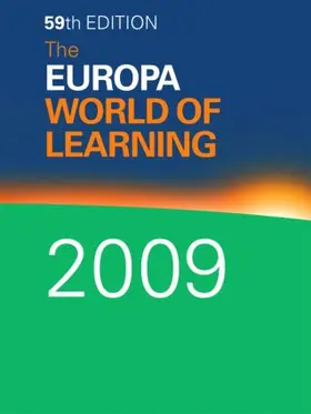 Publications |  The Europa World of Learning 2009 | Buch |  Sack Fachmedien