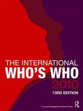 Publications |  The International Who's Who 2010 | Buch |  Sack Fachmedien