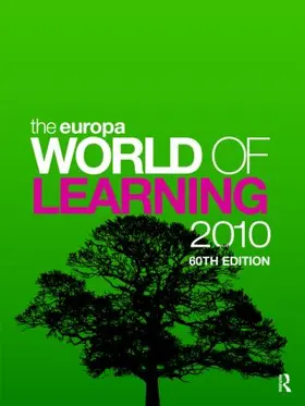 Publications |  The Europa World of Learning 2010 | Buch |  Sack Fachmedien