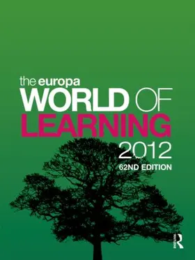  The Europa World of Learning 2012 | Buch |  Sack Fachmedien