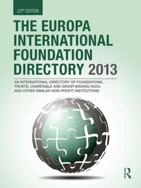 Publications |  The Europa International Foundation Directory 2013 | Buch |  Sack Fachmedien