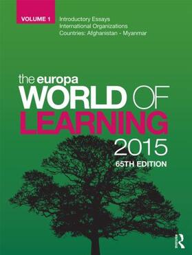 Publications | The Europa World of Learning 2015 | Buch | 978-1-85743-723-2 | sack.de