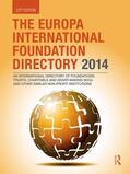 Publications |  The Europa International Foundation Directory 2014 | Buch |  Sack Fachmedien