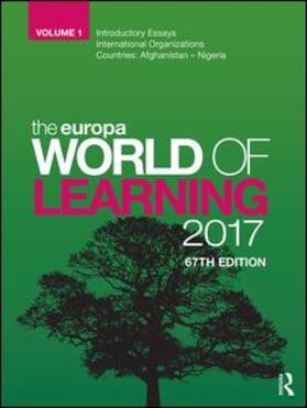 Publications | The Europa World of Learning 2017 | Buch | 978-1-85743-832-1 | sack.de