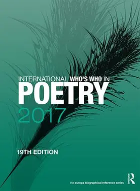 Publications | International Who's Who in Poetry 2017 | Buch | 978-1-85743-837-6 | www.sack.de
