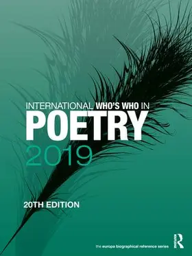 Publications | International Who's Who in Poetry 2019 | Buch | 978-1-85743-949-6 | www.sack.de