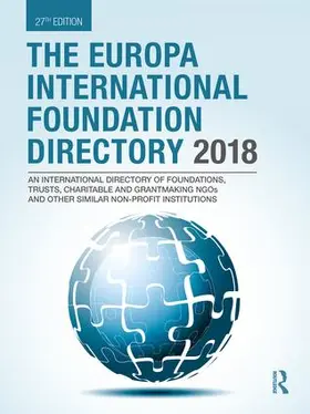 Publications | The Europa International Foundation Directory 2018 | Buch | 978-1-85743-953-3 | www.sack.de