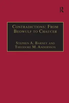 Andersson / Barney |  Contradictions: From Beowulf to Chaucer | Buch |  Sack Fachmedien